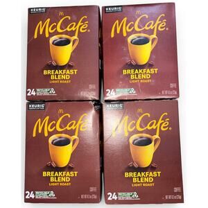 4x McCafe Premium Roast Keurig K-Cup Coffee Pods - Breakfast Blend - 96 Pods